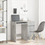 skrivebord 86x49x76 cm konstrueret træ betongrå