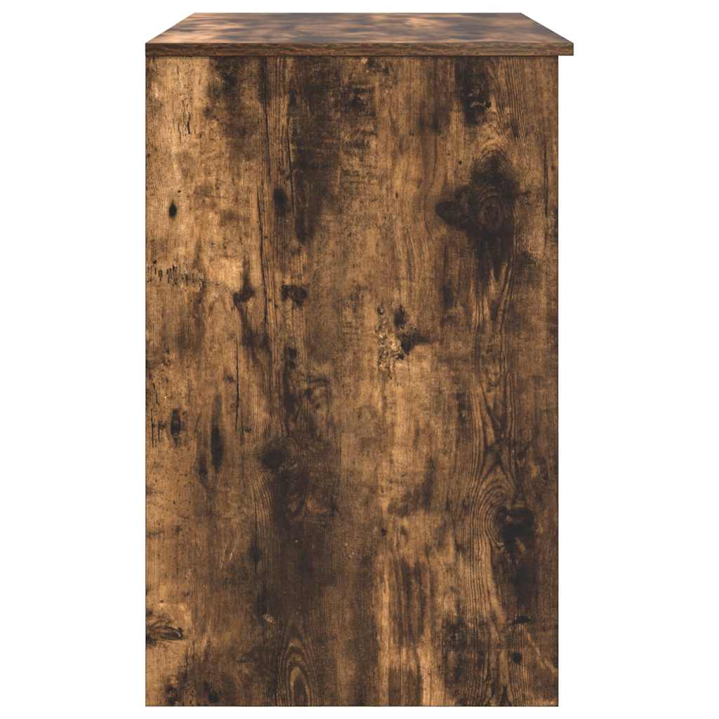 skrivebord 86x49x76 cm konstrueret træ røget egetræsfarve
