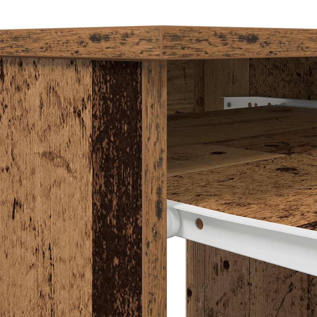skrivebord 86x49x76 cm konstrueret træ gammelt trælook