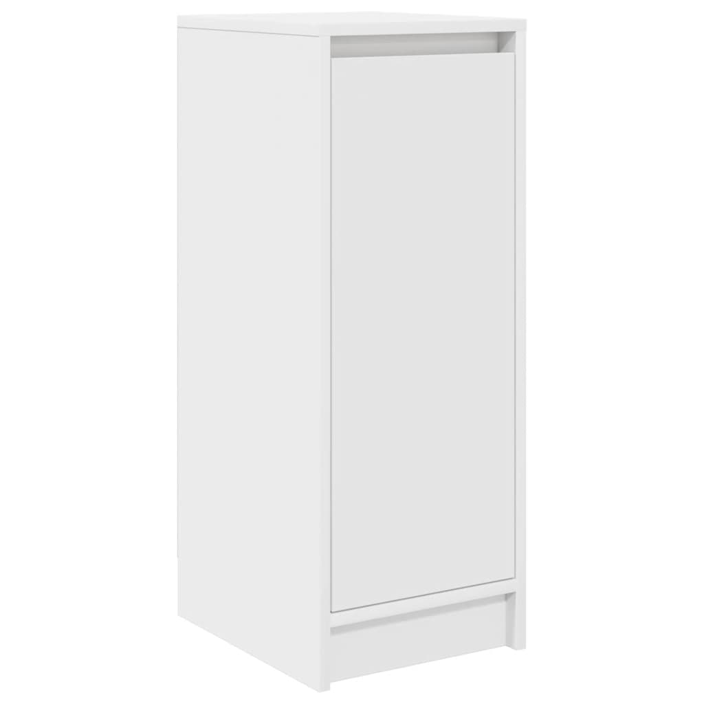 skoreol 29,5x34x76 cm konstrueret træ hvid