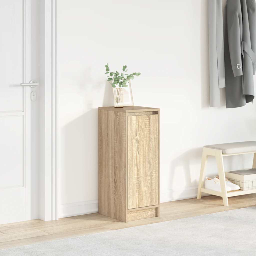 skoreol 29,5x34x76 cm konstrueret træ sonoma-eg