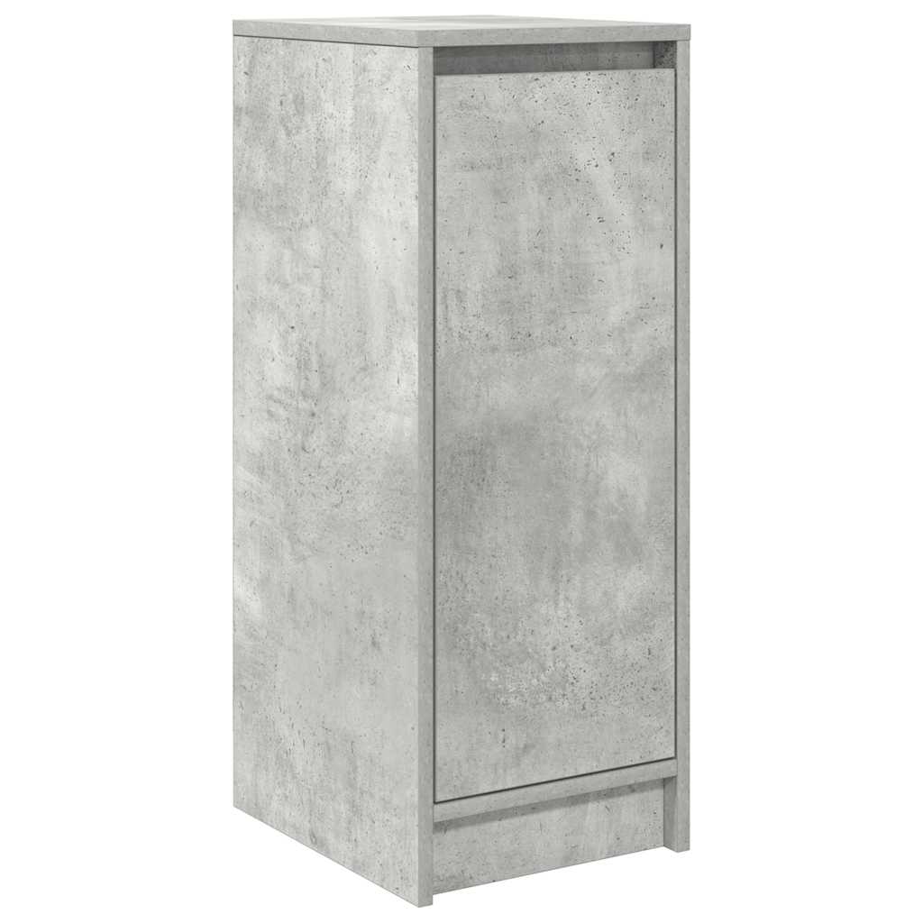skoreol 29,5x34x76 cm konstrueret træ betongrå