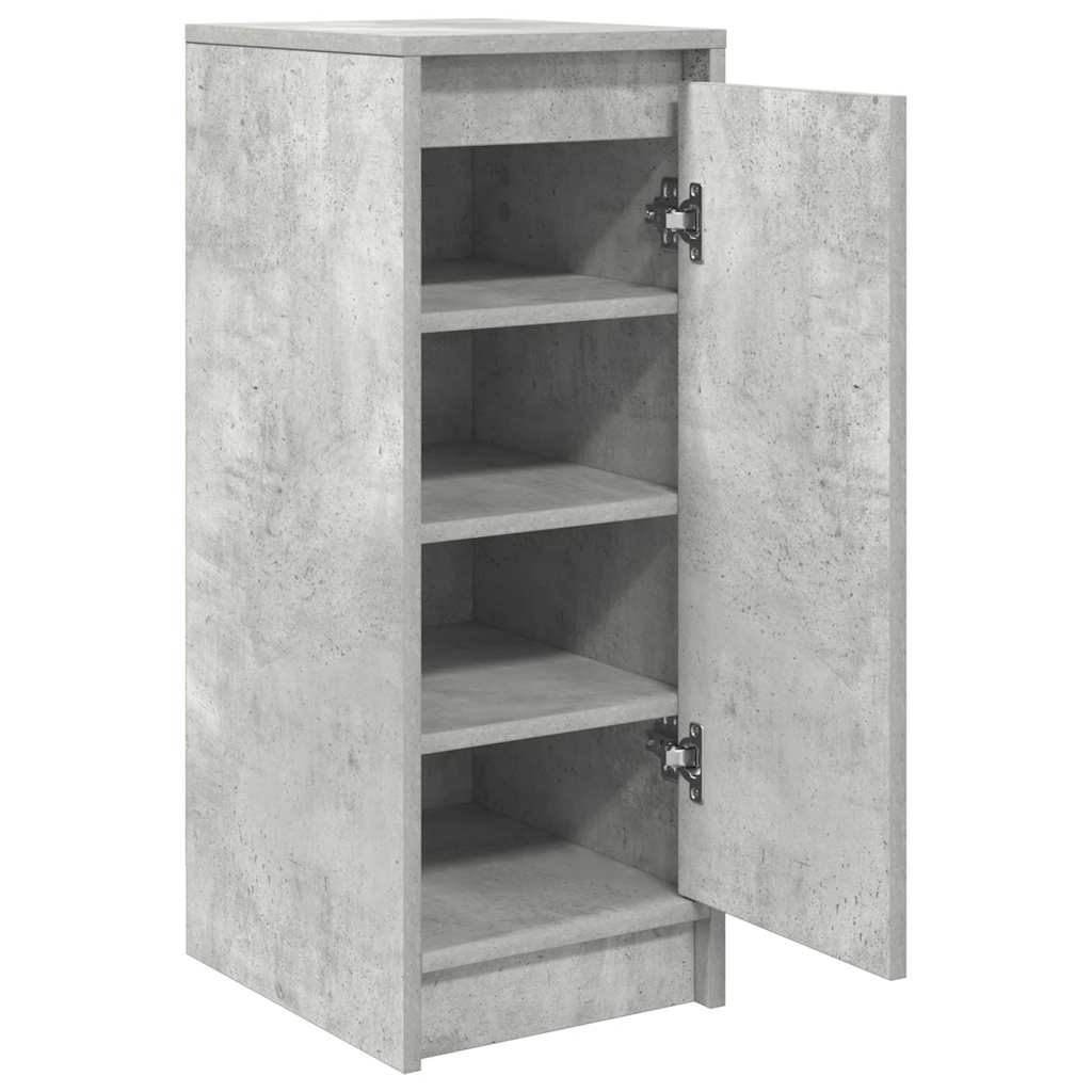 skoreol 29,5x34x76 cm konstrueret træ betongrå