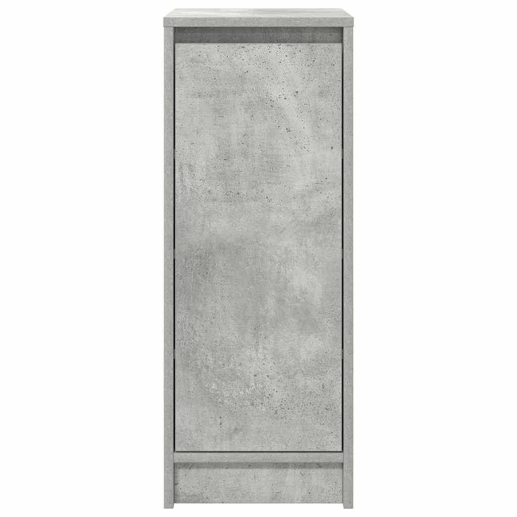 skoreol 29,5x34x76 cm konstrueret træ betongrå