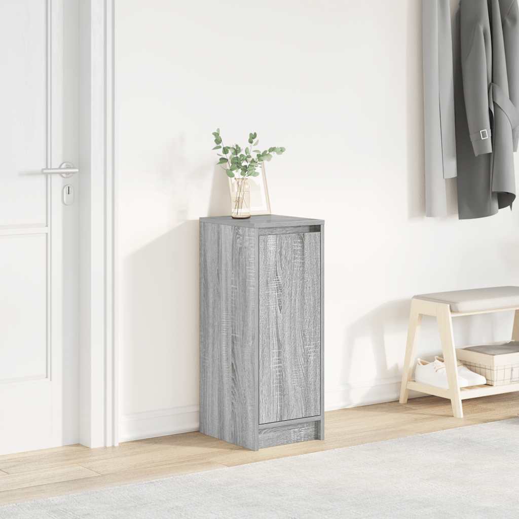 skoreol 29,5x34x76 cm konstrueret træ grå sonoma-eg