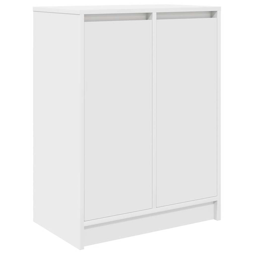 skoreol 57x34x76 cm konstrueret træ hvid