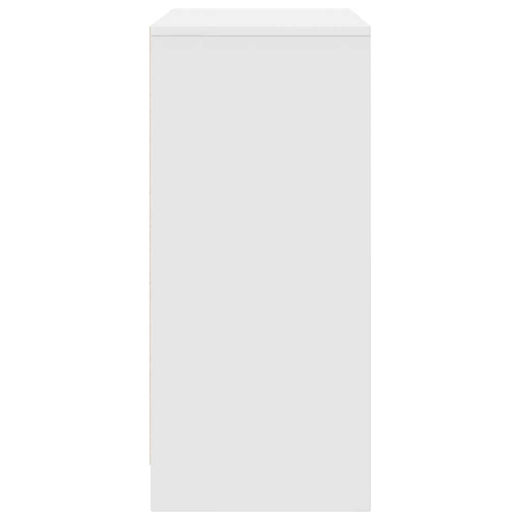 skoreol 57x34x76 cm konstrueret træ hvid