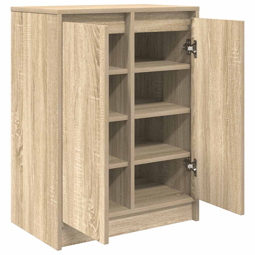skoreol 57x34x76 cm konstrueret træ sonoma-eg