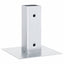 stolpefødder firkantet 4 stk. 51x51 mm galvaniseret stål