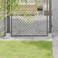 stolpefødder firkantet 4 stk. 61x61 mm galvaniseret stål