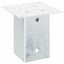 stolpefødder firkantet 12 stk. 91x91 mm galvaniseret stål