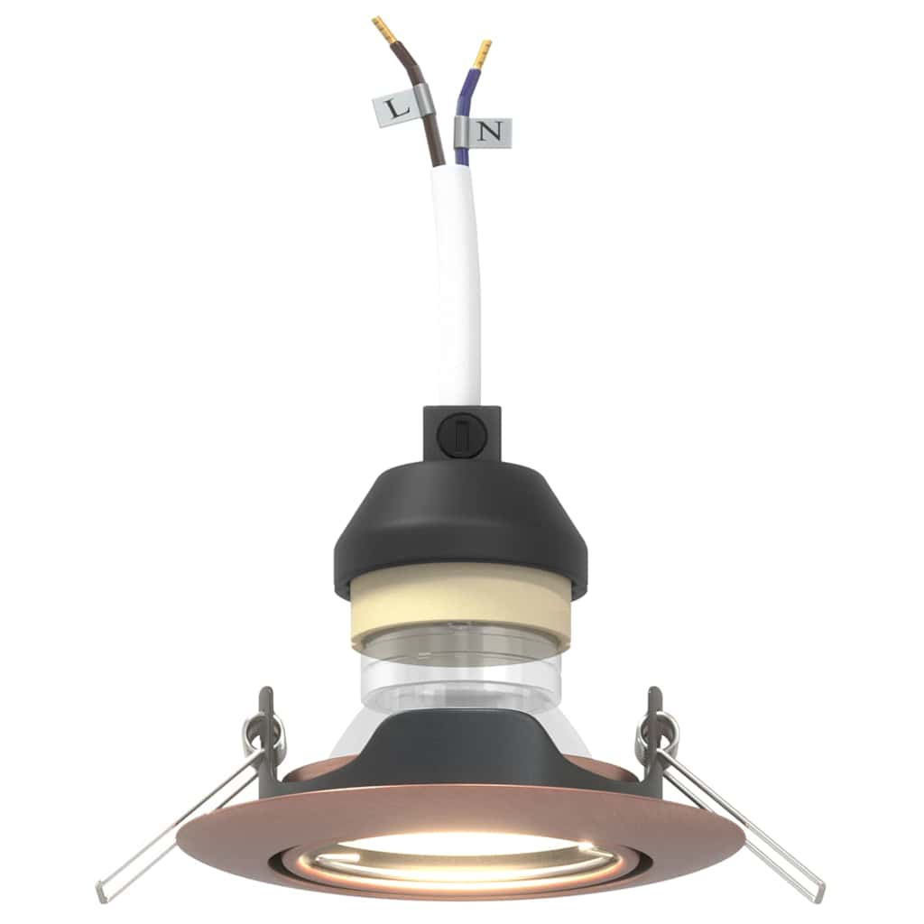 Spotlight 6 stk. Kobber 9 x 9 x 2.5 cm Metal