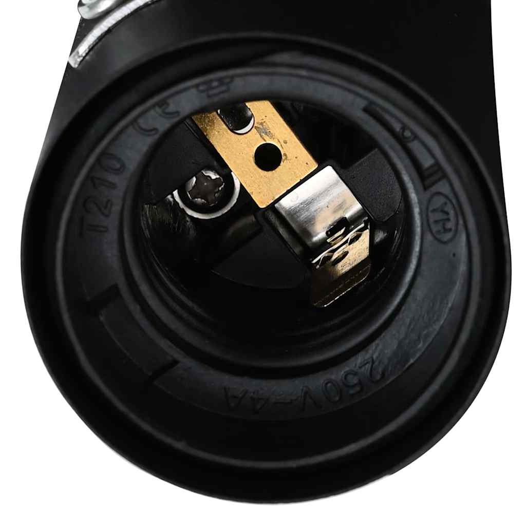 Loftsspot med spotlights Sort 6,5 x 6 x 11,5 cm Metal