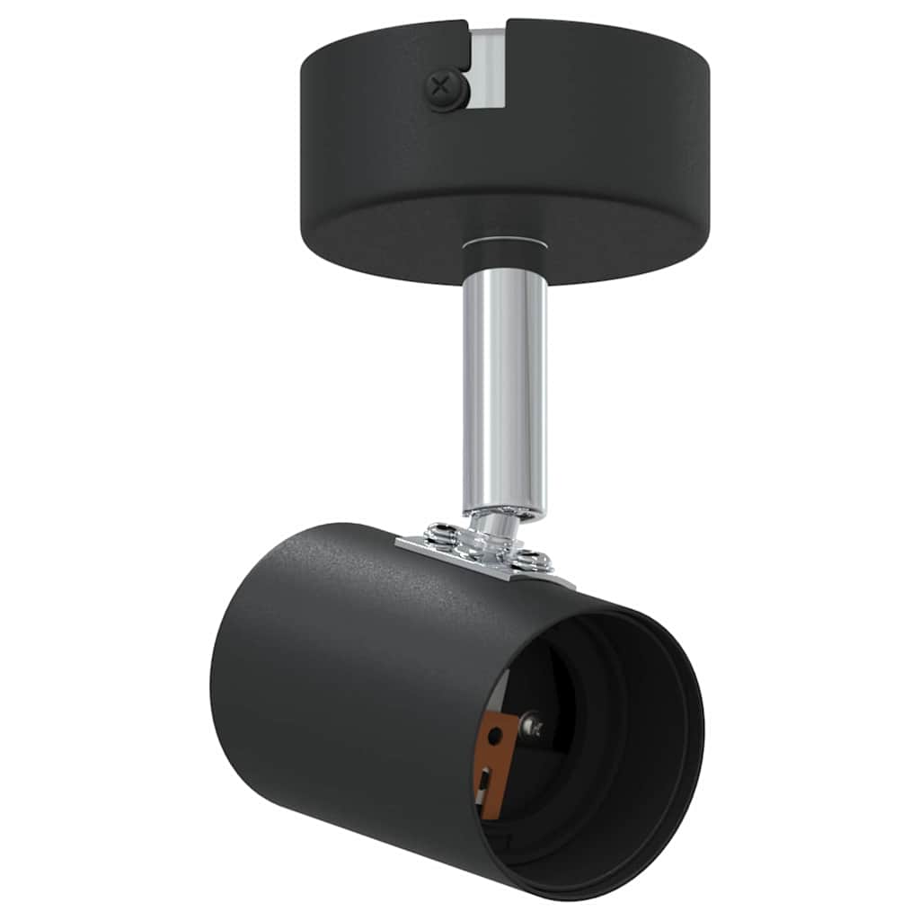 Loftsspot med spotlights Sort 6,5 x 6 x 11,5 cm Metal