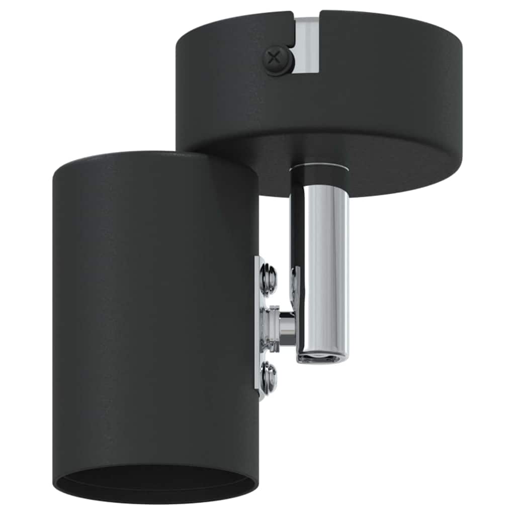 Loftsspot med spotlights Sort 6,5 x 6 x 11,5 cm Metal