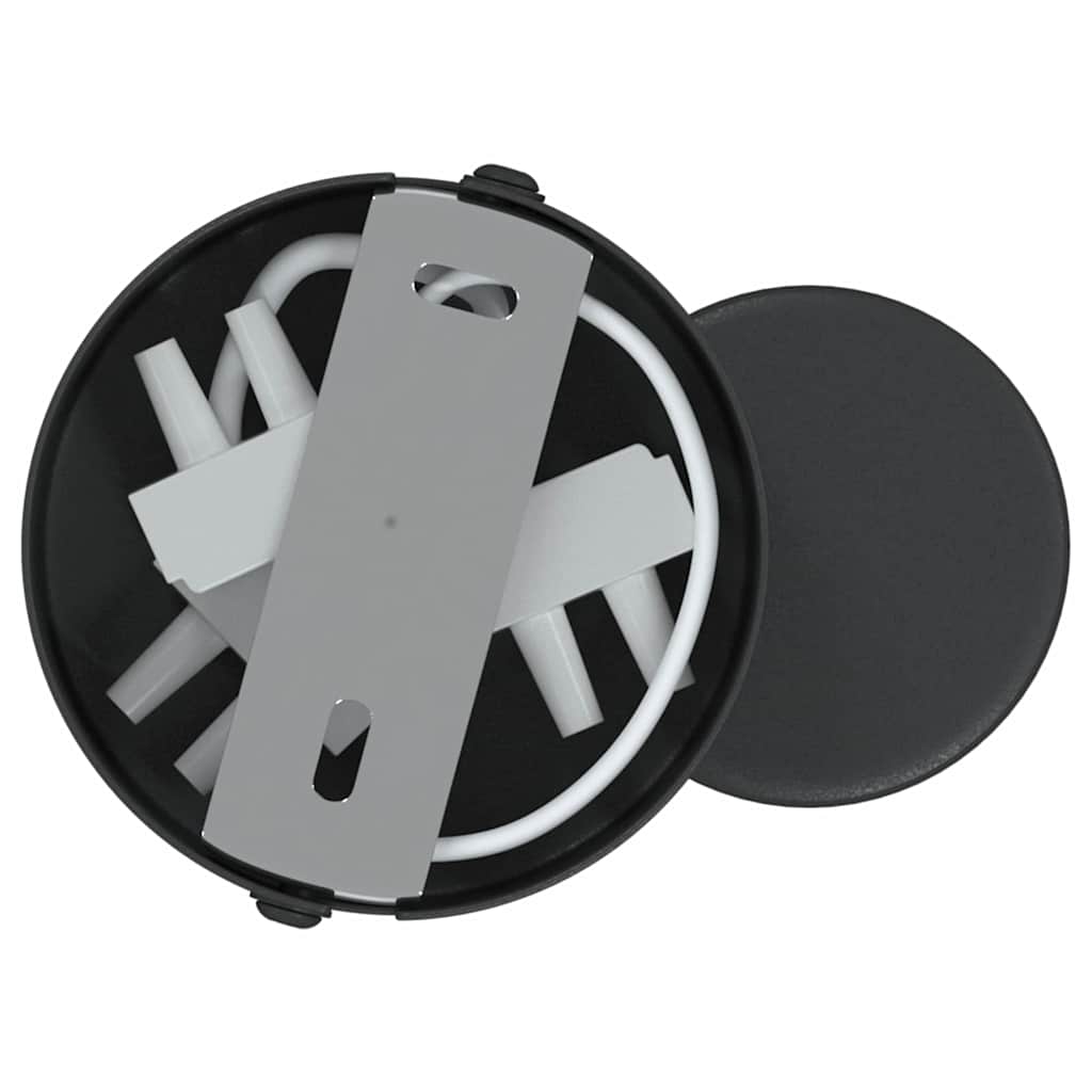 Loftsspot med spotlights Sort 6,5 x 6 x 11,5 cm Metal