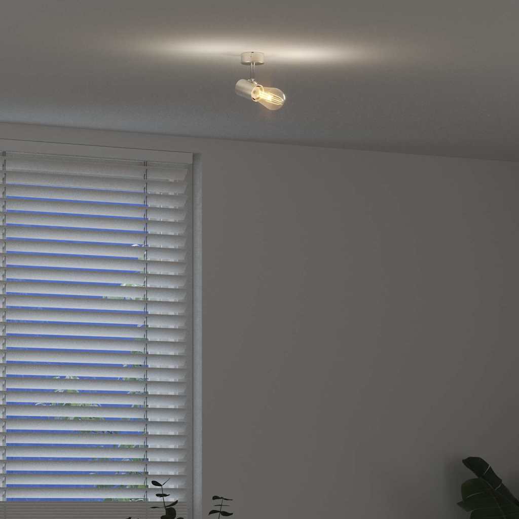 Loftsspot med spotlights Nikkel 6,5 x 6 x 11,5 cm Metal