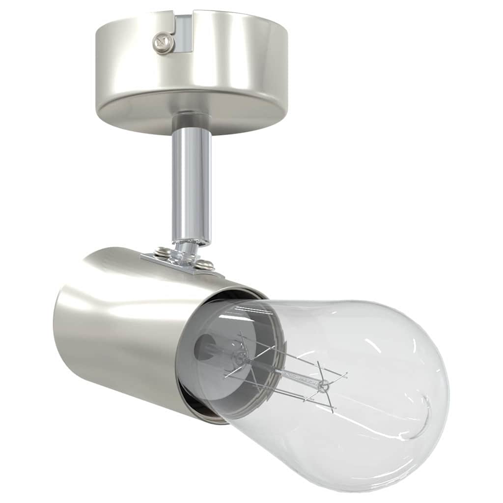 Loftsspot med spotlights Nikkel 6,5 x 6 x 11,5 cm Metal
