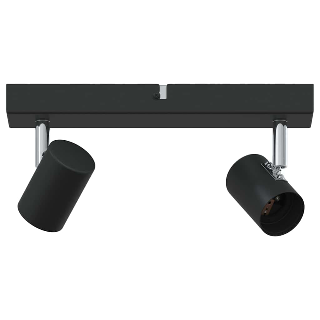 Loftsspot med spotlights Sort 26 x 6,5 x 11,5 cm Metal