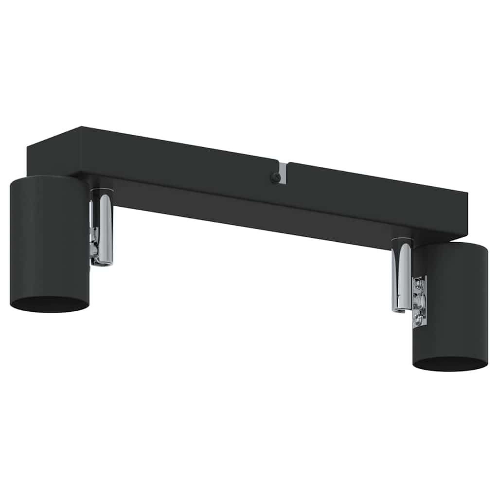 Loftsspot med spotlights Sort 26 x 6,5 x 11,5 cm Metal