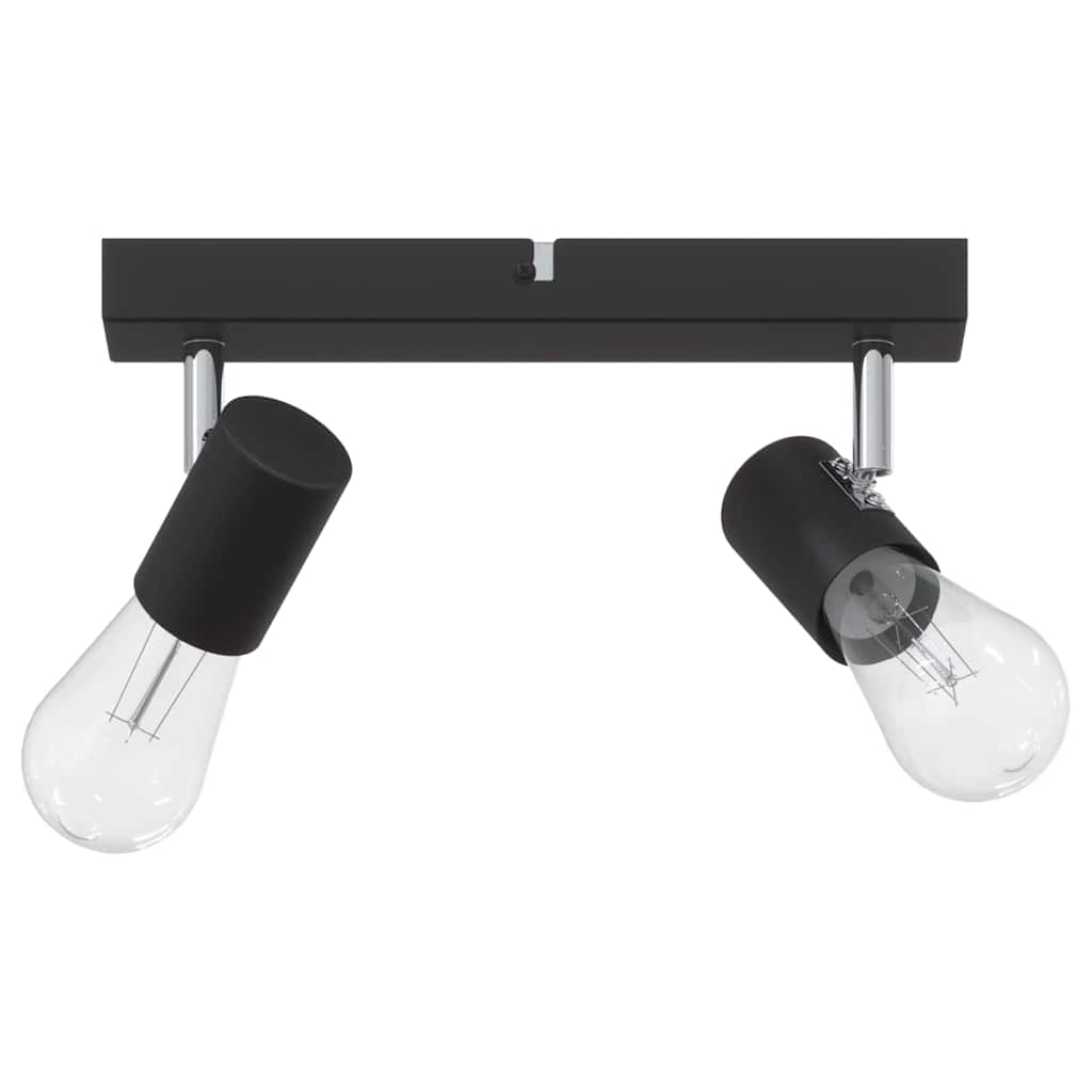 Loftsspot med spotlights Sort 26 x 6,5 x 11,5 cm Metal