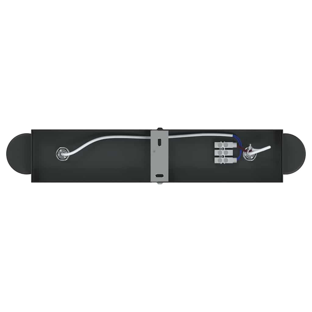 Loftsspot med spotlights Sort 26 x 6,5 x 11,5 cm Metal