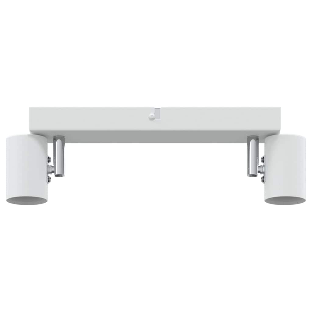 Loftsspot med spotlights Hvid 26 x 6,5 x 11,5 cm Metal