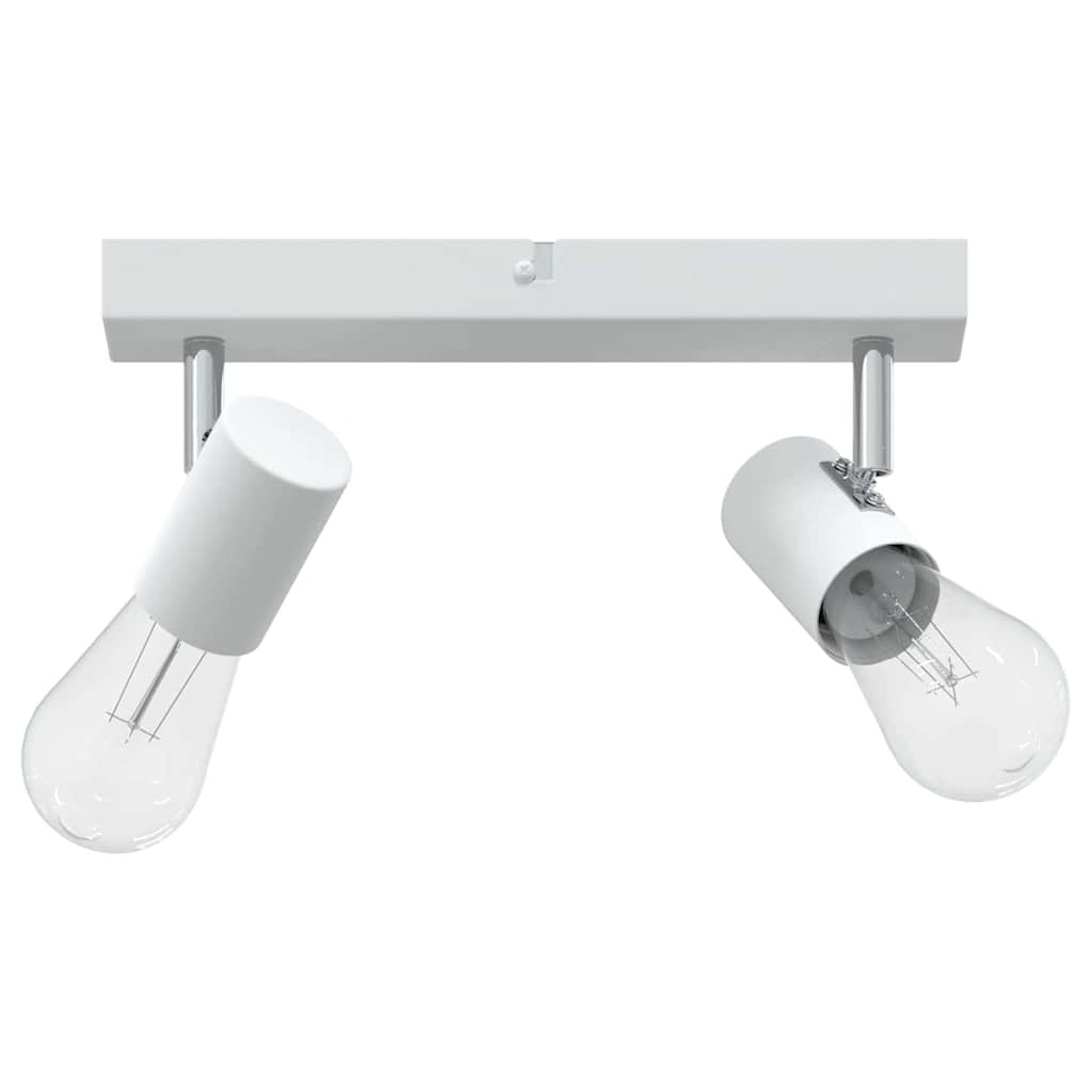 Loftsspot med spotlights Hvid 26 x 6,5 x 11,5 cm Metal