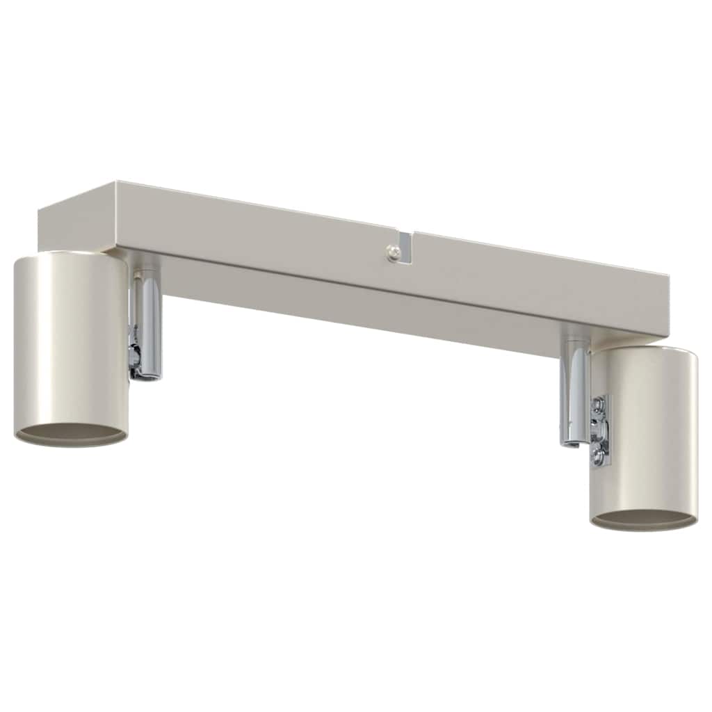 Loftsspot med spotlights Nikkel 26 x 6,5 x 11,5 cm Metal