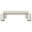 Loftsspot med spotlights Nikkel 26 x 6,5 x 11,5 cm Metal