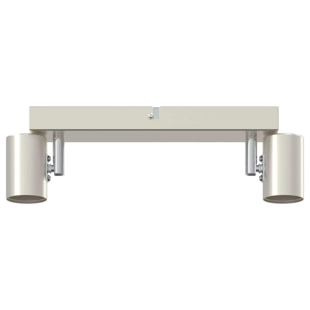 Loftsspot med spotlights Nikkel 26 x 6,5 x 11,5 cm Metal