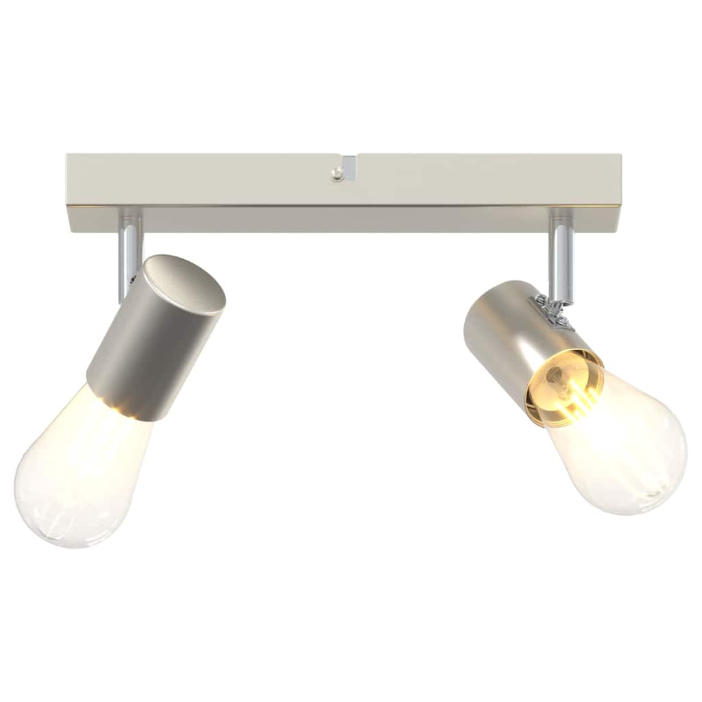Loftsspot med spotlights Nikkel 26 x 6,5 x 11,5 cm Metal