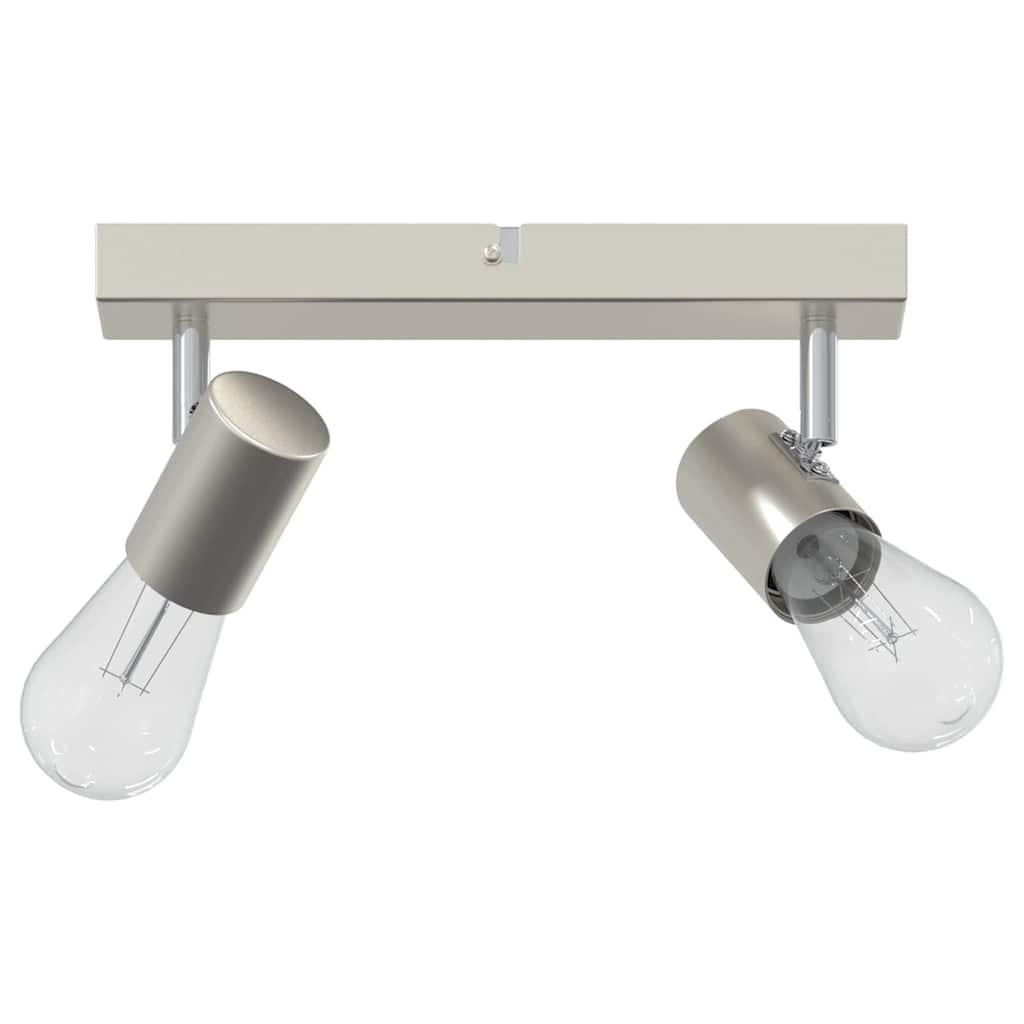 Loftsspot med spotlights Nikkel 26 x 6,5 x 11,5 cm Metal