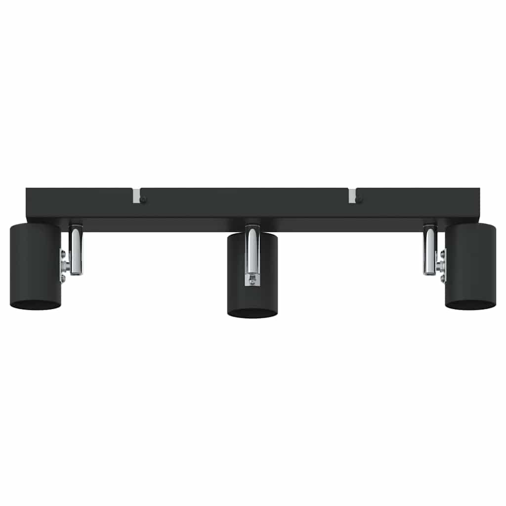 Loftsspot med spotlights Sort 38 x 6,5 x 11,5 cm Metal