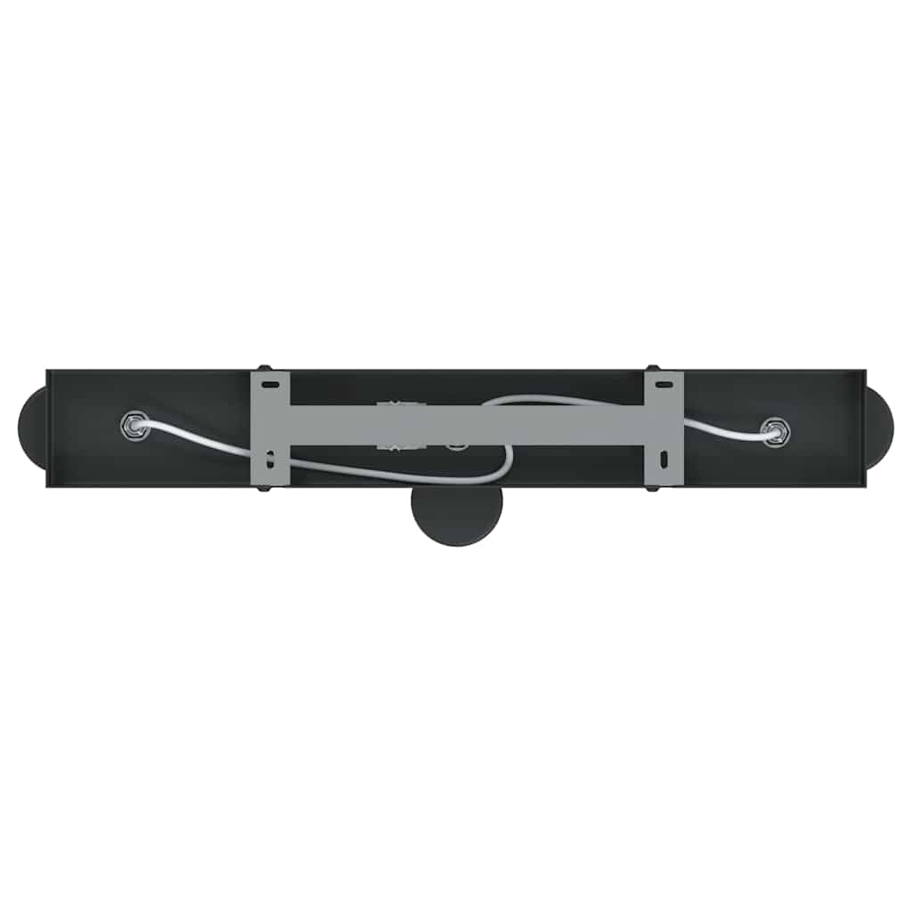 Loftsspot med spotlights Sort 38 x 6,5 x 11,5 cm Metal