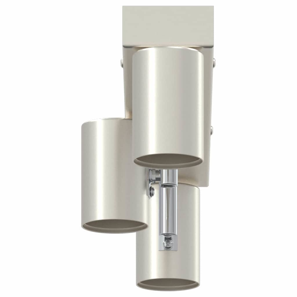 Loftsspot med spotlights Nikkel 38 x 6,5 x 11,5 cm Metal
