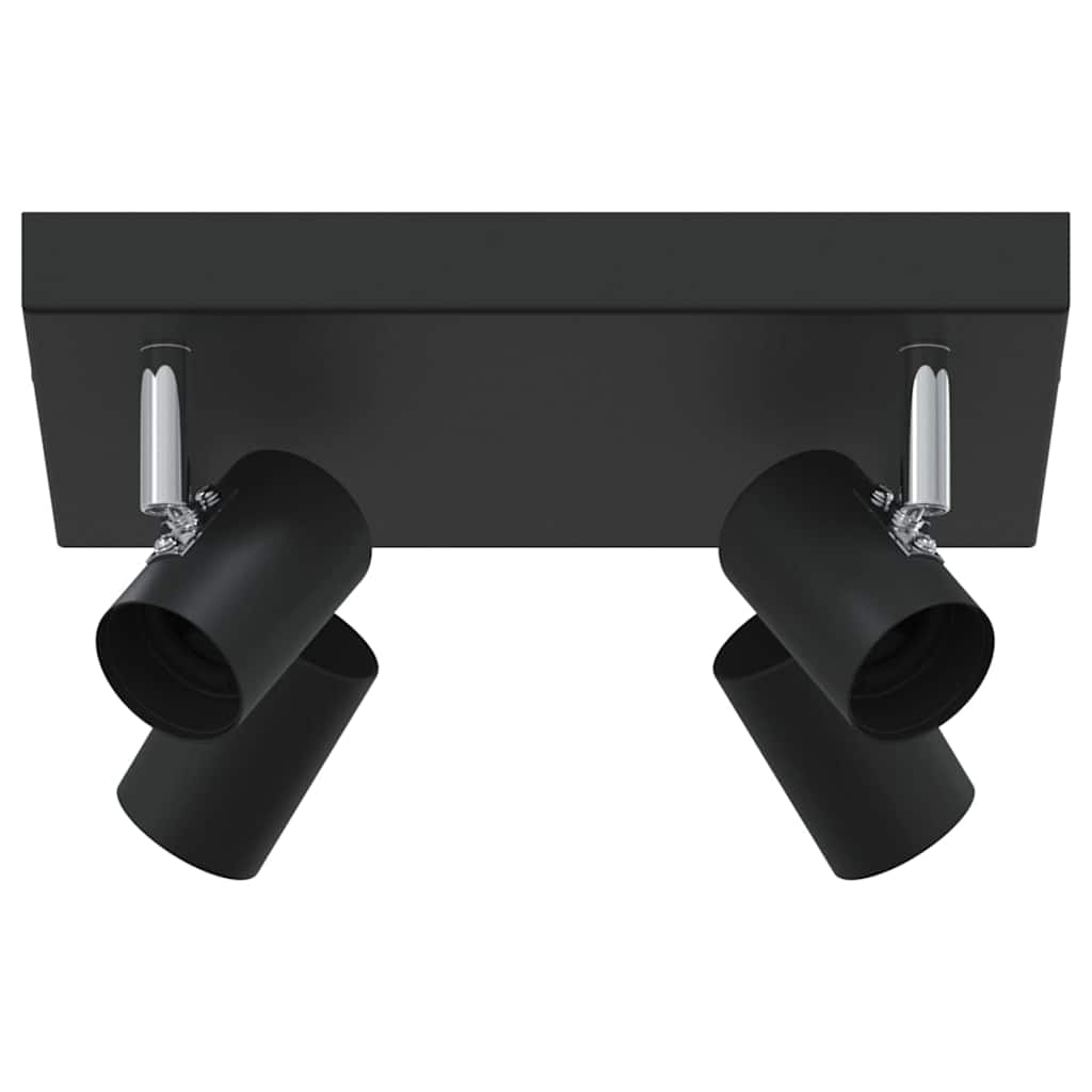 Loftsspot med spotlights Sort 26 x 26 x 11,5 cm Metal