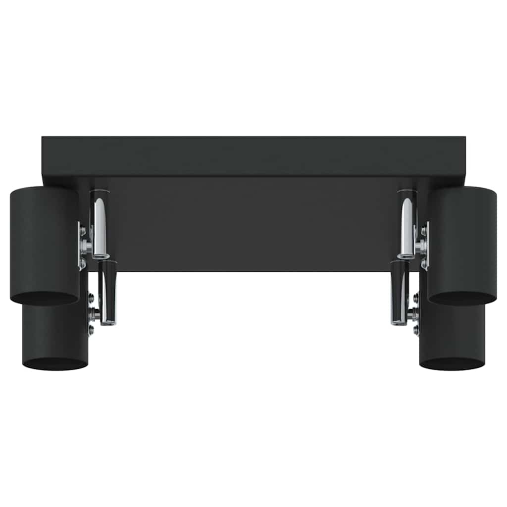 Loftsspot med spotlights Sort 26 x 26 x 11,5 cm Metal