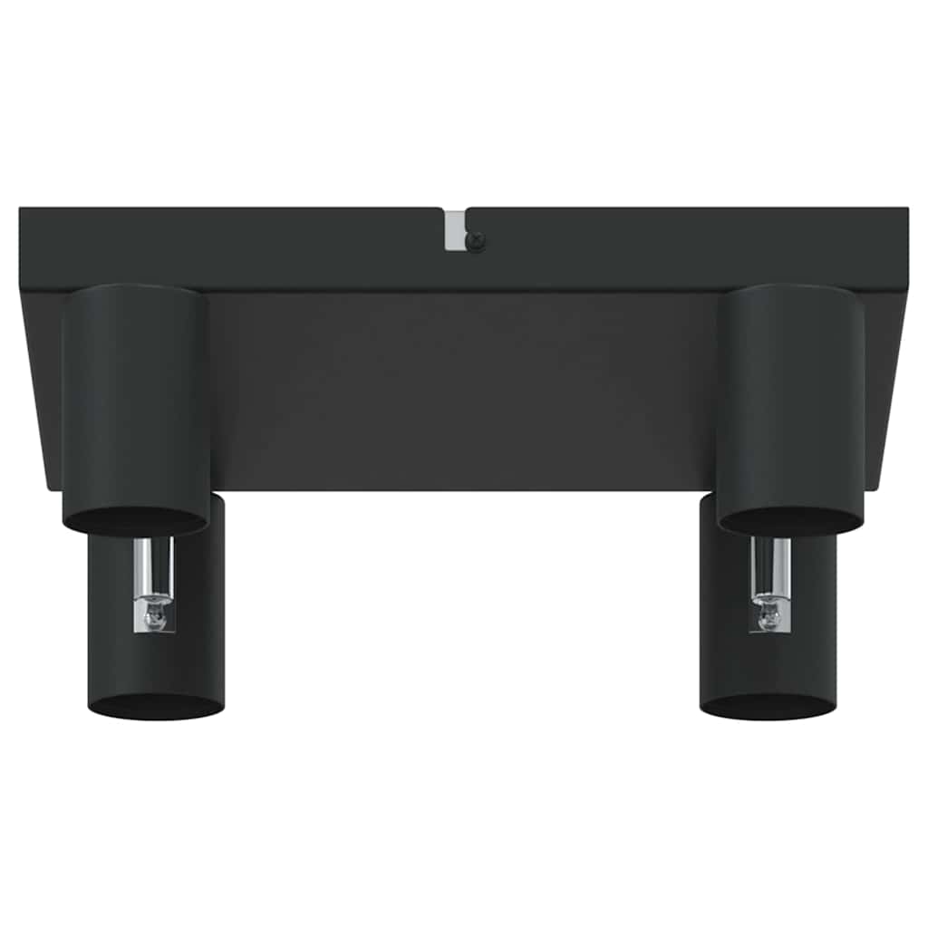 Loftsspot med spotlights Sort 26 x 26 x 11,5 cm Metal
