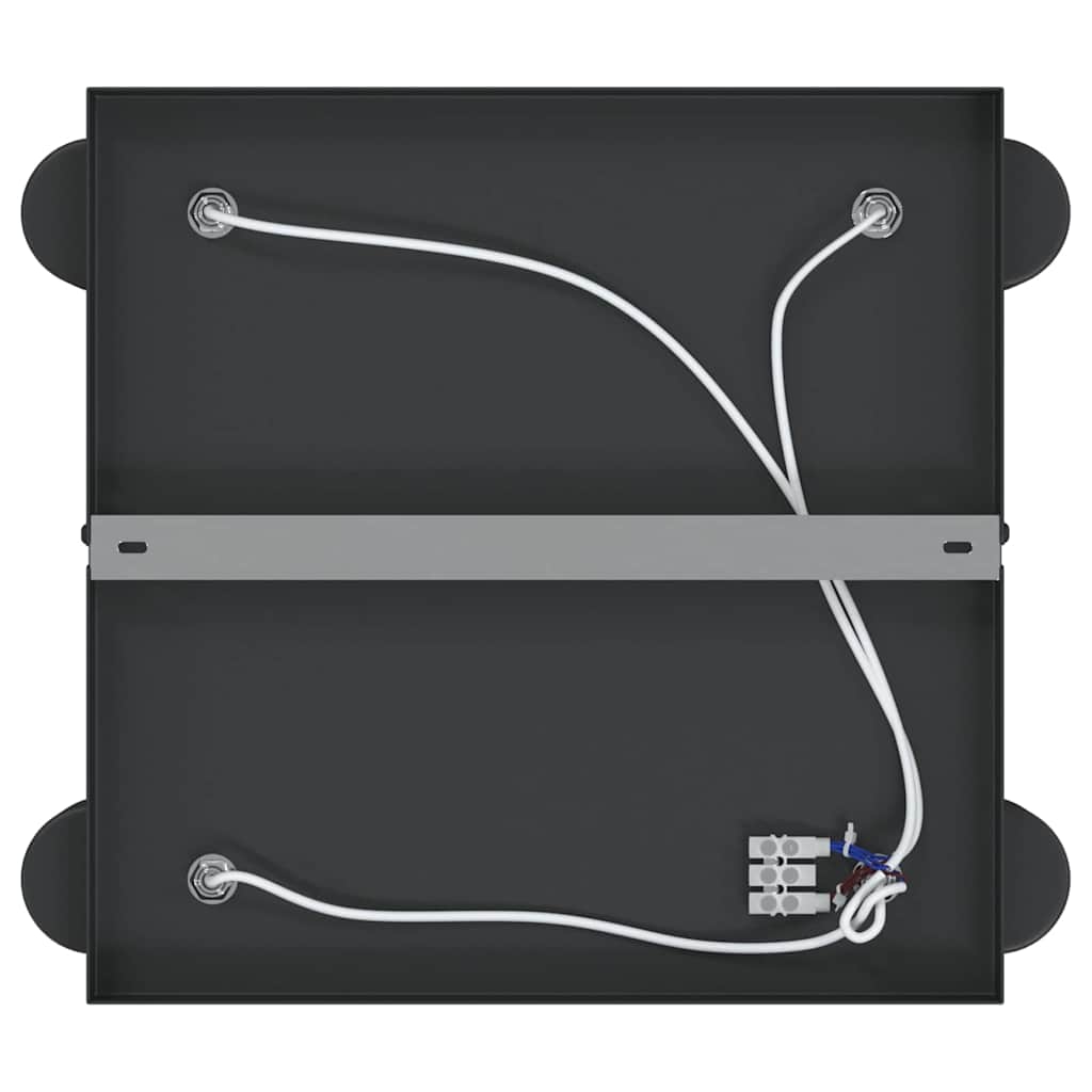 Loftsspot med spotlights Sort 26 x 26 x 11,5 cm Metal