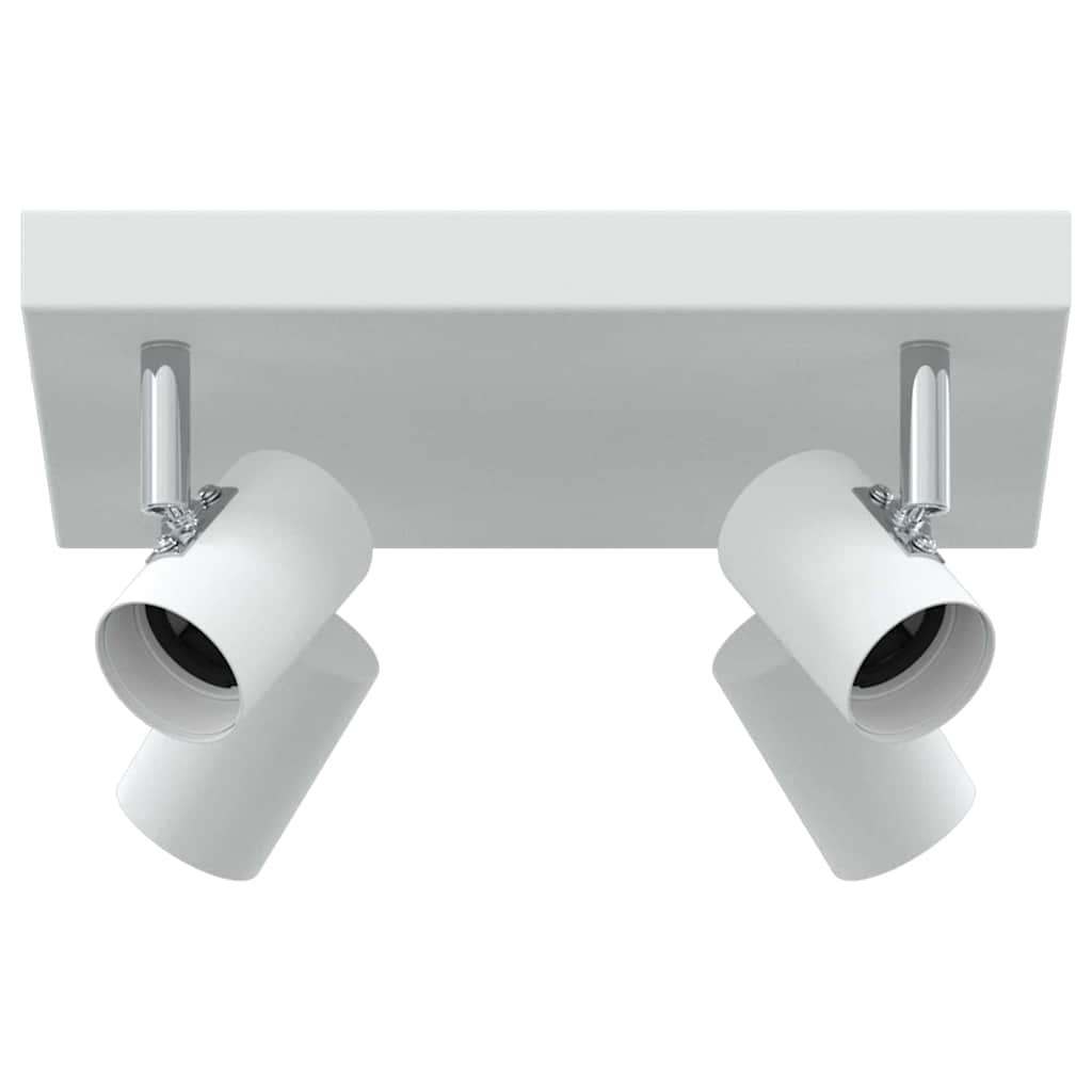 Loftsspot med spotlights Hvid 26 x 26 x 11,5 cm Metal