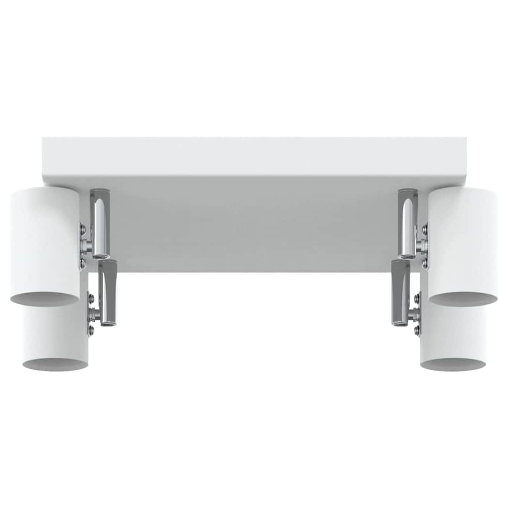 Loftsspot med spotlights Hvid 26 x 26 x 11,5 cm Metal