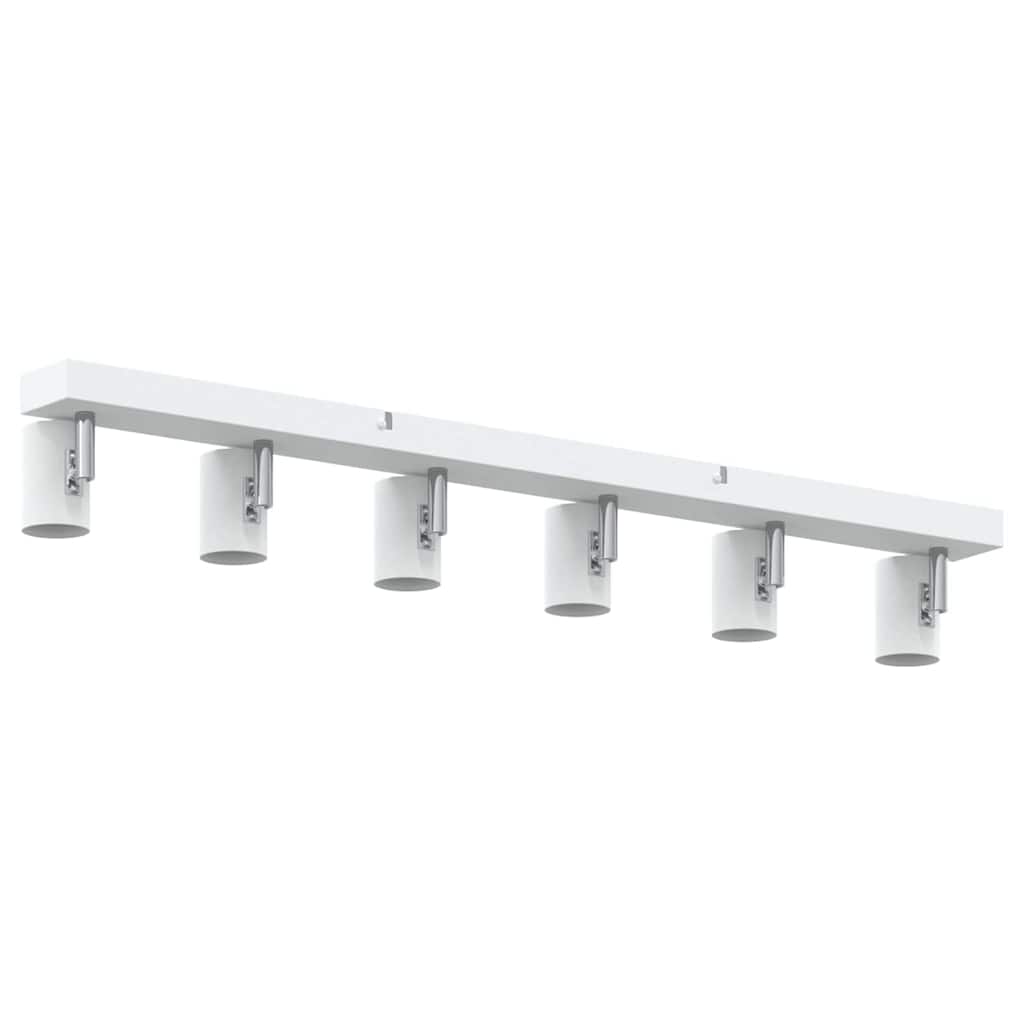 Loftsspot med spotlights Hvid 73 x 6,5 x 11,5 cm Metal