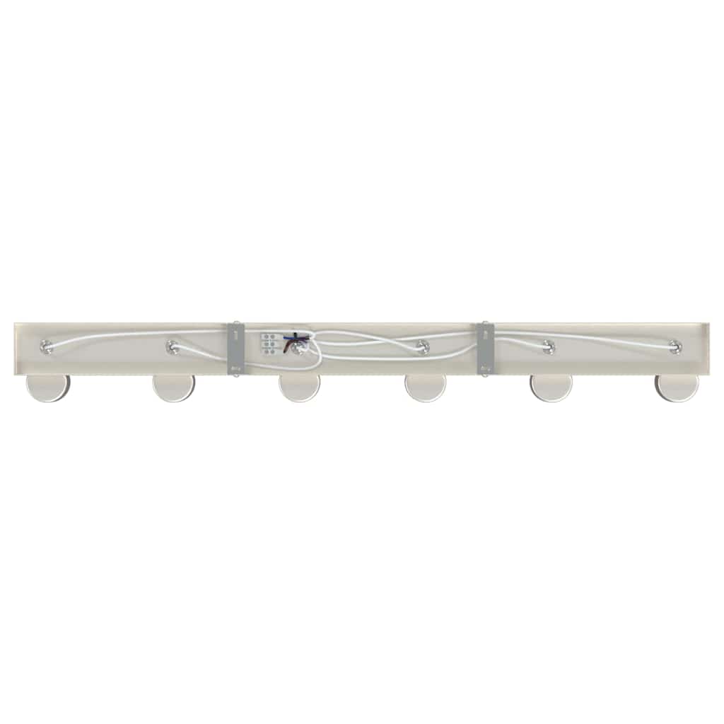 Loftsspot med spotlights Nikkel 73 x 6,5 x 11,5 cm Metal
