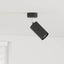 Loftsspot med spotlights Sort 6 x 6 x 16 cm Metal