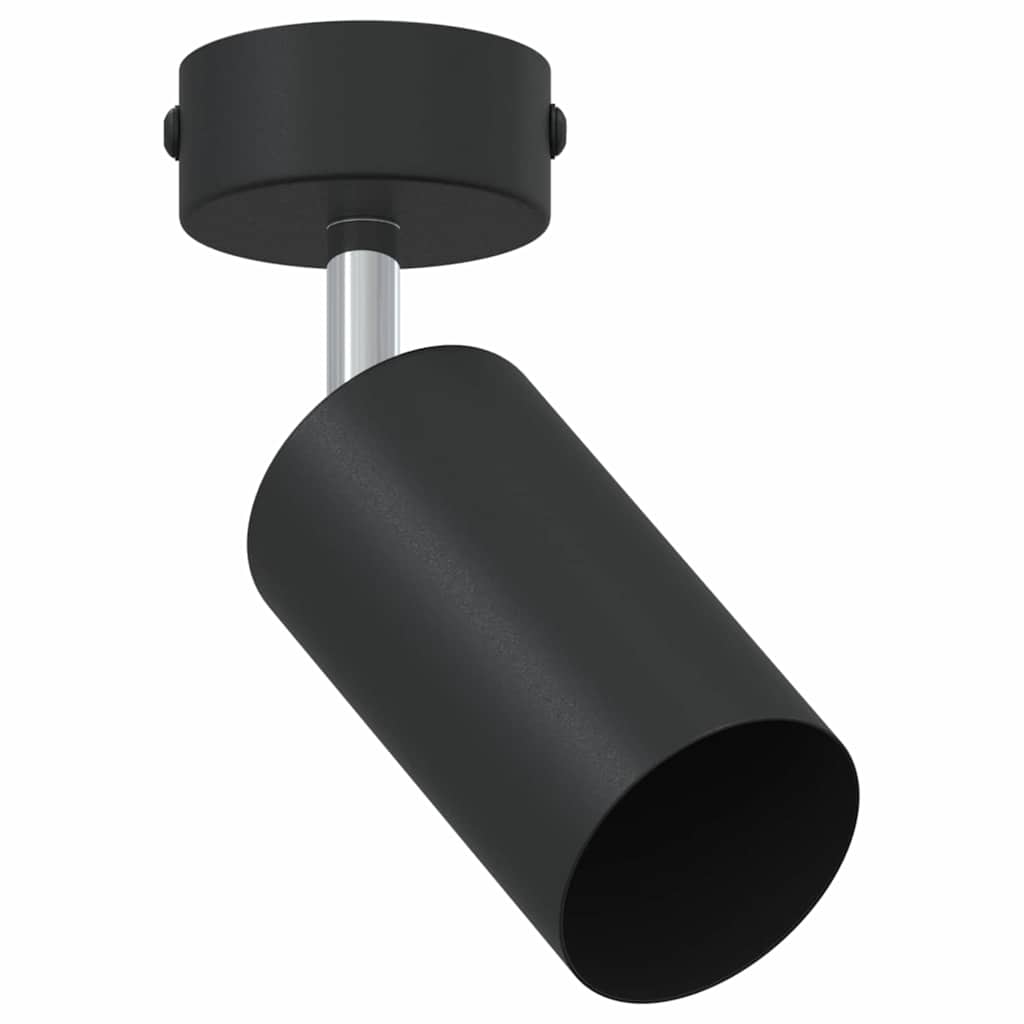 Loftsspot med spotlights Sort 6 x 6 x 16 cm Metal