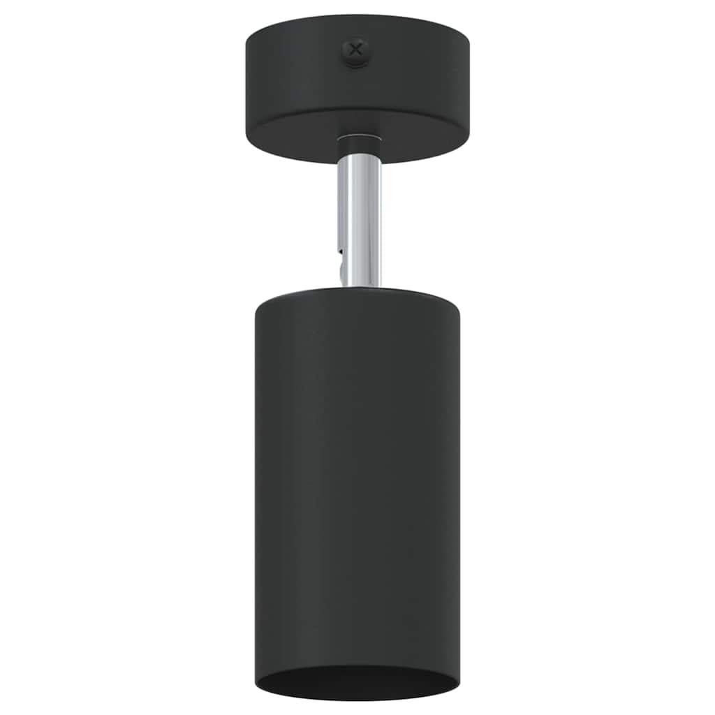 Loftsspot med spotlights Sort 6 x 6 x 16 cm Metal