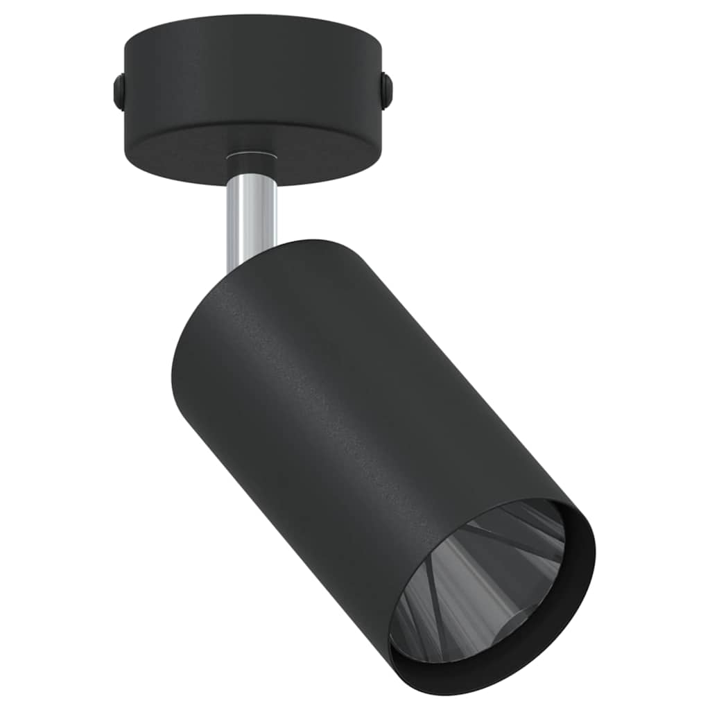 Loftsspot med spotlights Sort 6 x 6 x 16 cm Metal