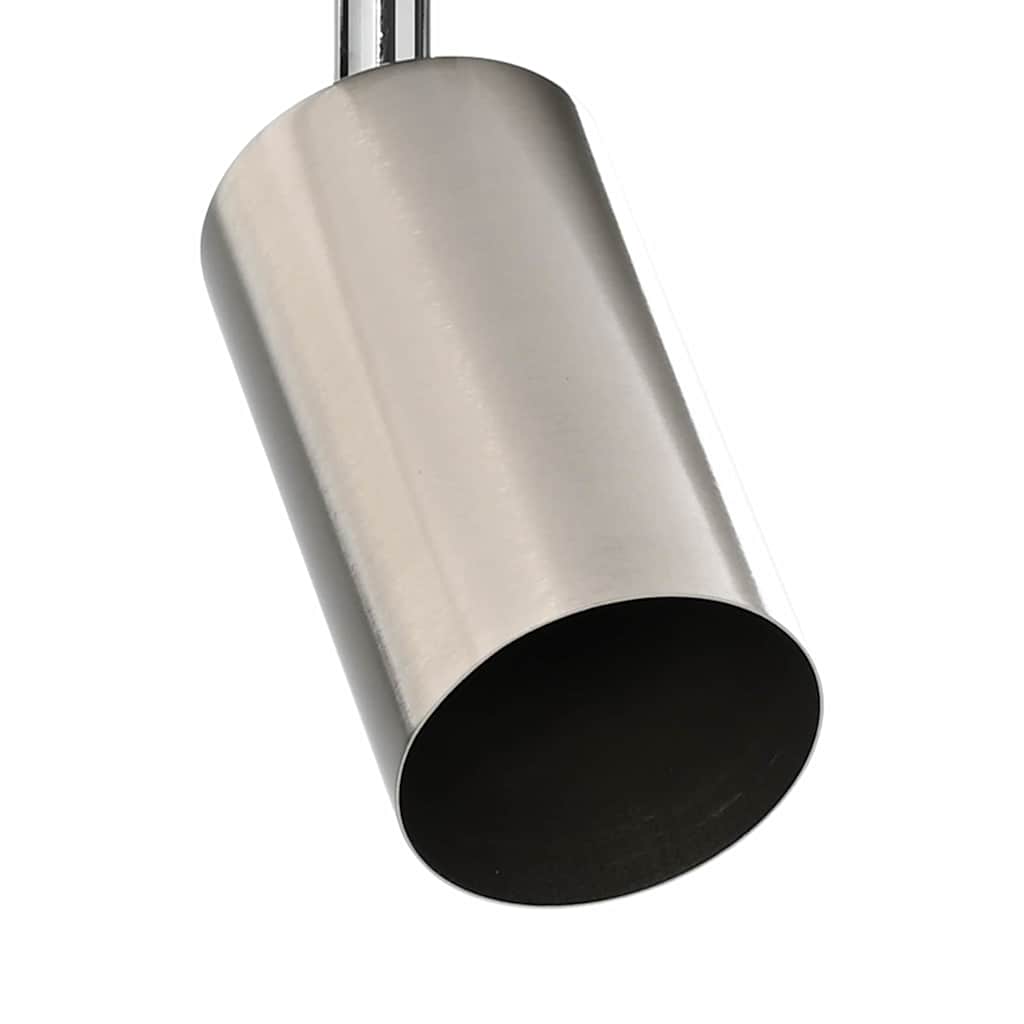 Loftsspot med spotlights Nikkel 6 x 6 x 16 cm Metal