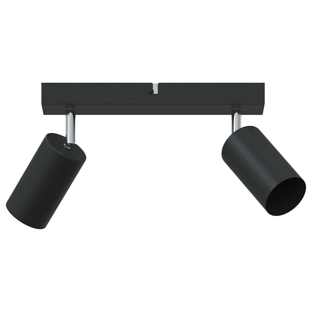 Loftsspot med spotlights Sort 26 x 6 x 16 cm Metal